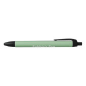 Stylo Noir Personnalisé en vert foncé (Haut)