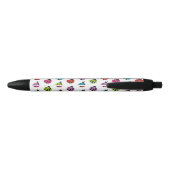 Stylo Noir Personnalisé Ladybug coloré (Dos)