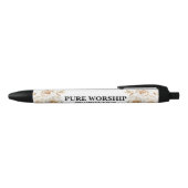 Stylo Noir Personnalisée Pure Worship 2025 Convention JW (Haut)