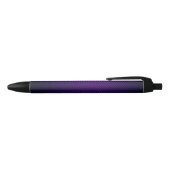 Stylo Noir Personnaliser la fibre de carbone noire violette (Haut)