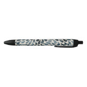 Stylo Noir Pétales (Bas)