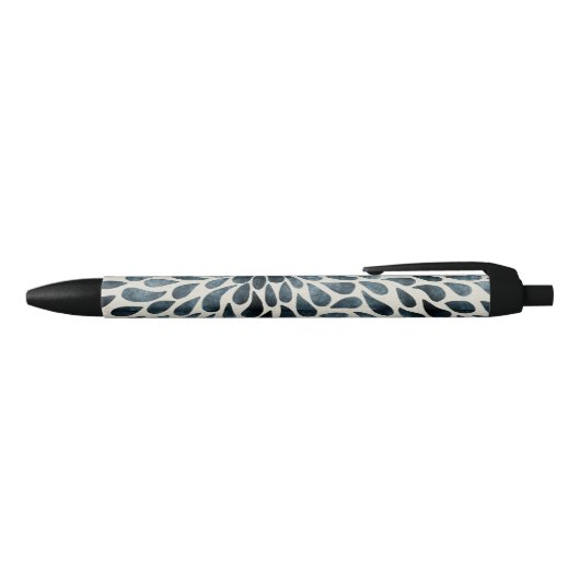 Stylo Noir Pétales (Haut)
