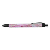 Stylo Noir Pétales roses (Haut)