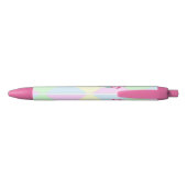 Stylo Noir Petit gâteau rose mignon et couleurs en pastel (Dos)