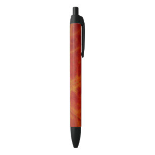 Stylo Noir Photographie abstraite de la feuille d'érable roug