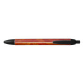Stylo Noir Photographie abstraite de la feuille d'érable roug (Dos)