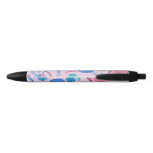 Stylo Noir Pickleball Paddles et boules Pink Preppy (Dos)