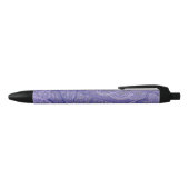 Stylo Noir Pie de lavande violet (Haut)