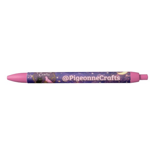 Stylo Noir Pigeonne Crafts Brand  (Devant)