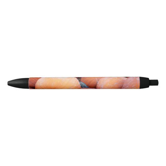 Stylo Noir Pile Citrouille tombé (Devant)