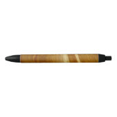 Stylo Noir Pine Wood II Faux Texture en bois (Devant)