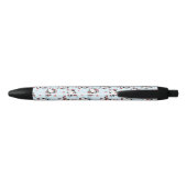 Stylo Noir Pingouin de vacances (Dos)