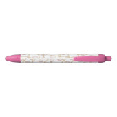 Stylo Noir Pink Pearls Gold Chain (Dos)