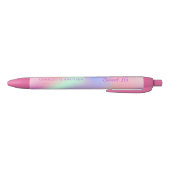 Stylo Noir Pink violet nom holographique Sweet 16 (Bas)