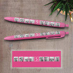 Stylo Noir Pink White 8 Photo Collage Personnalisé Monogramme<br><div class="desc">Vous pouvez utiliser des photos Instagram pour cette conception. Utilisez 8 photos carrés pour créer un cadeau unique et personnel. Ou vous pouvez garder le chiot hipster et faire un gardien branché. Si vous avez besoin d'ajuster les images,  cliquez sur l'outil personnaliser pour apporter des modifications.</div>