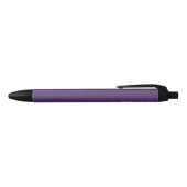 Stylo Noir Pinstripes pourpres (Haut)