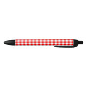 Stylo Noir Pique-nique en vichy rouge (Bas)