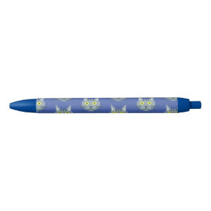 Stylo Noir Pixel Motif de chat