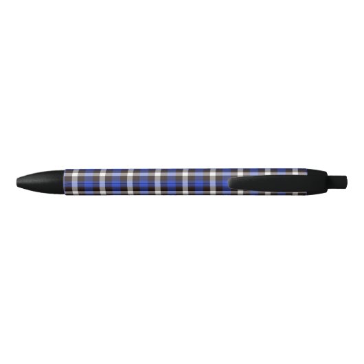 Stylo Noir Plaid (Dos)