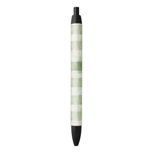 Stylo Noir Plaid à la crème verte de la ferme (devant Vertical)
