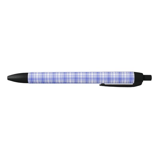 Stylo Noir Plaid blanc bleu 2 (Bas)