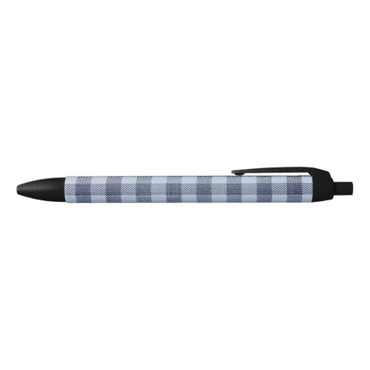 Stylo Noir Plaid bleu (Haut)