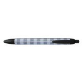 Stylo Noir Plaid bleu (Dos)