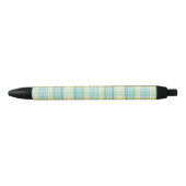 Stylo Noir Plaid en pastel (Devant)