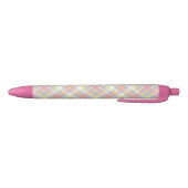Stylo Noir Plaid en pastel de rayure (Bas)