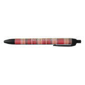 Stylo Noir Plaid Prof Élémentaire Rustique Élégant (Bas)