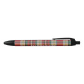 Stylo Noir Plaid Prof Élémentaire Rustique Élégant (Haut)