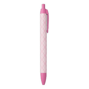 Stylo Noir Plaid rose-clair