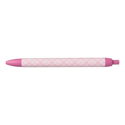 Stylo Noir Plaid rose-clair (Devant)