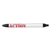 Stylo Noir Plan d'action (Devant)