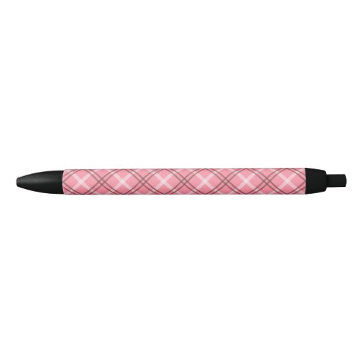 Stylo Noir Plat rose (Devant)