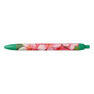 Stylo Noir Plumerias