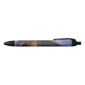 Stylo Noir Plumes d'or (Haut)