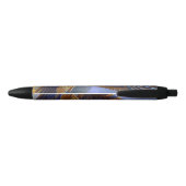 Stylo Noir Plumes d'or (Dos)