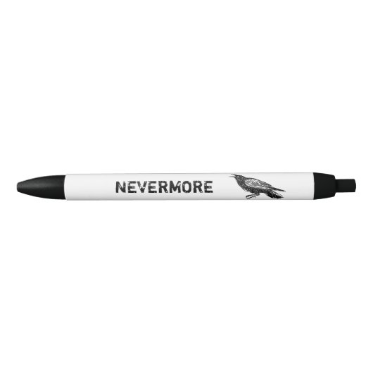 Stylo Noir Plus jamais, Raven (Devant)