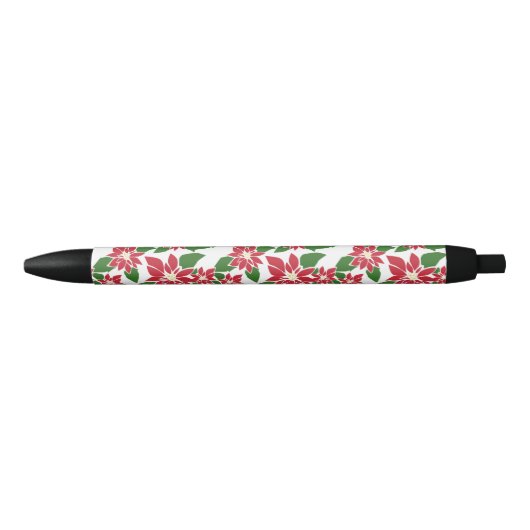 Stylo Noir Poinsettia (Devant)