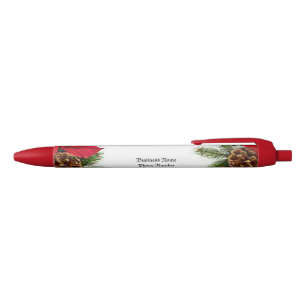Stylo Noir Poinsettia 