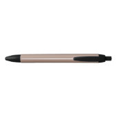 Stylo Noir Point de bout rouge uni (Dos)