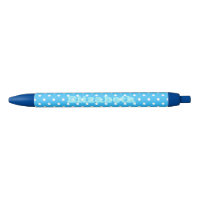Point de polka bleu