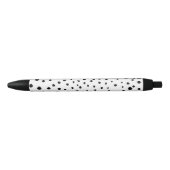 Stylo Noir Points dalmatiens, Points dalmatiens, Noir et Blan (Devant)