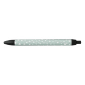 Stylo Noir Points Dalmatiens verts, Points Dalmatiens, Pots D (Devant)