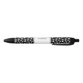 Stylo Noir Points noirs blancs personnalisés Scandi Moderne (Bas)