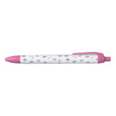 Stylo Noir points noirs peints à la main (Haut)