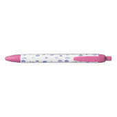 Stylo Noir points noirs peints à la main (Dos)