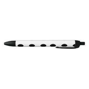 Stylo Noir Points noirs répétitifs