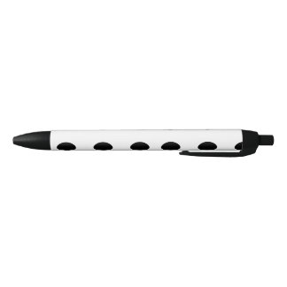Stylo Noir Points noirs répétitifs